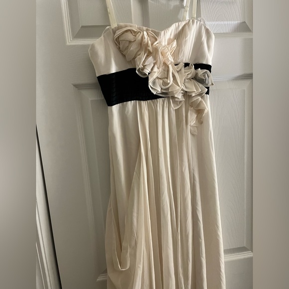 BCBGMaxAzria Long Evening Strapless Dress - Picture 3 of 9